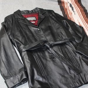 💜Wilsons Leather💜 Black Thinsulate Trench